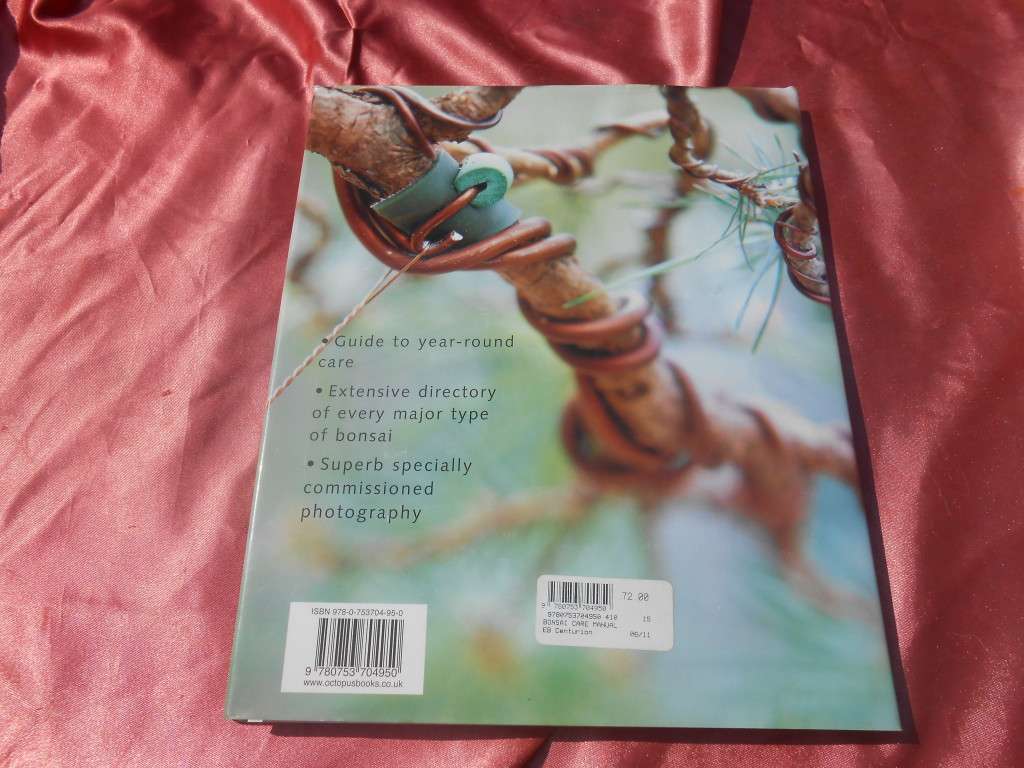 `Bonsai. A care Manual`  Hard cover.