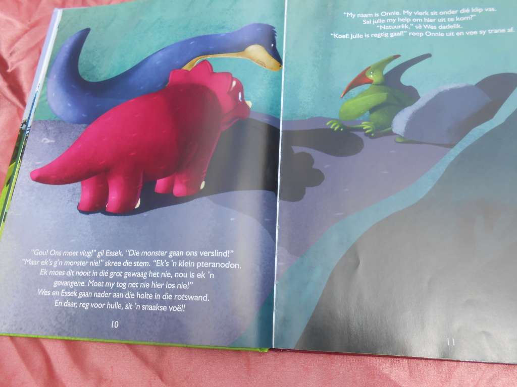 `Avonture in Donosourusland`  Mireille Saver.  Hard cover.