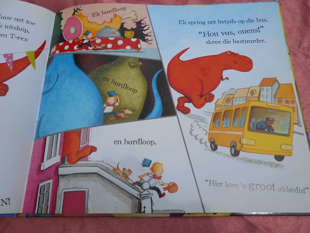 `Die Dino`s hou `n Partytjie!`  Gary Parsons & Gareth P. Jones.  Hard cover.