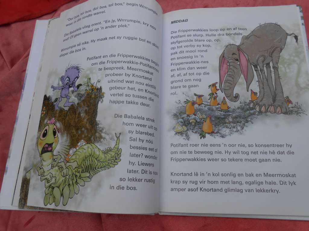 `Diep, diep in `n donker bos`  Martie Preller.   Hard cover.