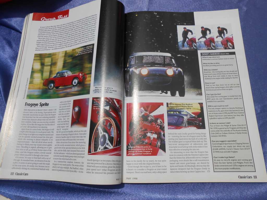 Classic Cars Magazine. May, 1998.
