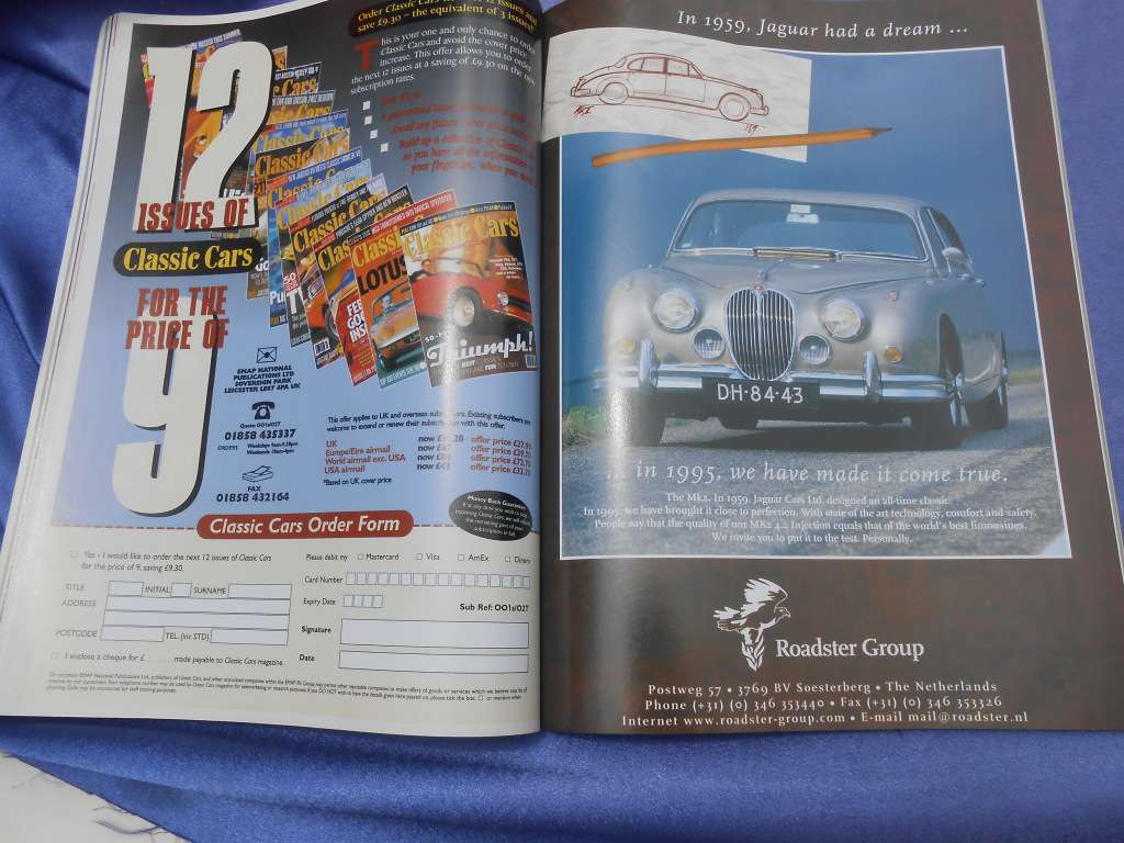 Classic Cars Magazine. May, 1998.