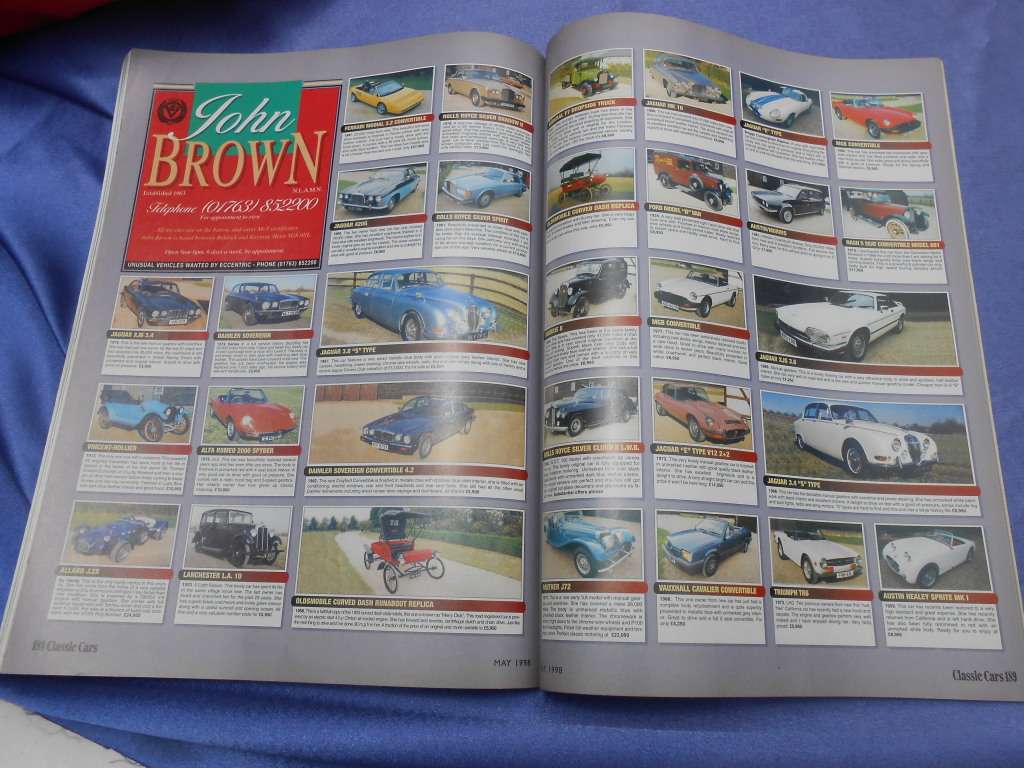 Classic Cars Magazine. May, 1998.