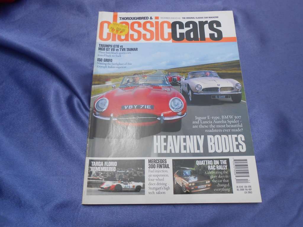 Classic Cars Magazine. Dec, 2000.
