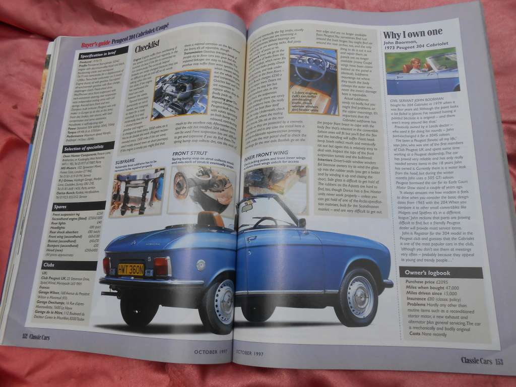 `Classic Cars magazine.  Oct, 1997