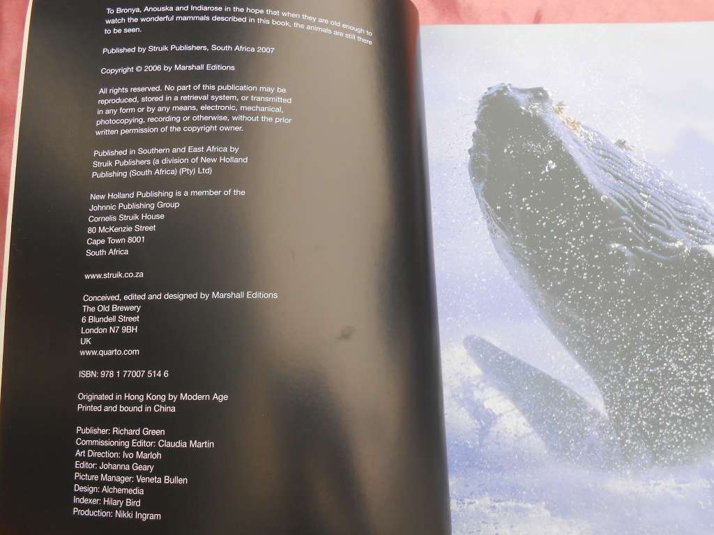 `Whalewatcher`  Soft cover.