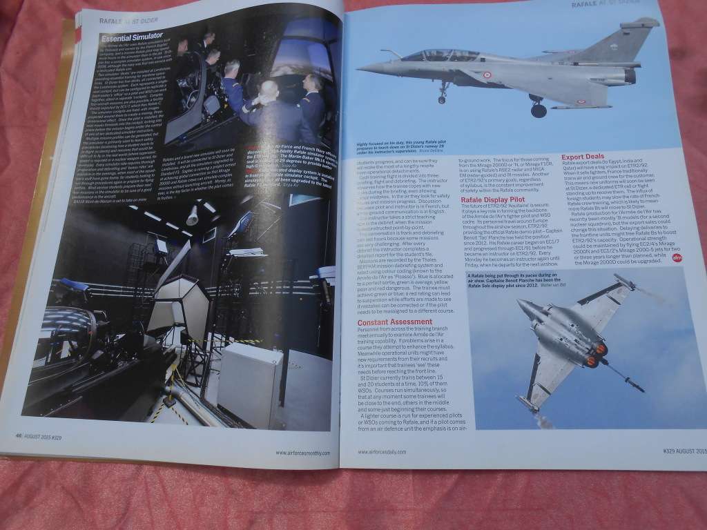 Airforces monthly magazine.  August, 2015.