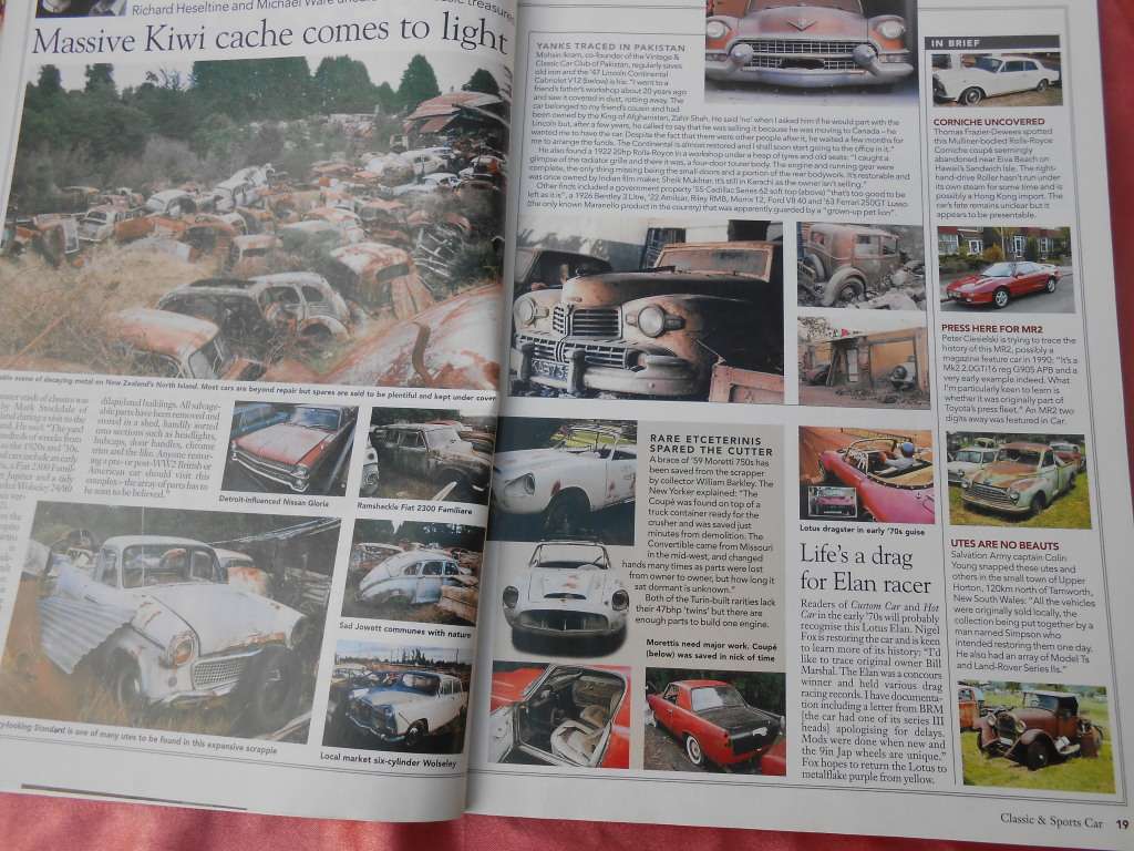 `Classic & Sports Car`  Magazine.  March, 2004.