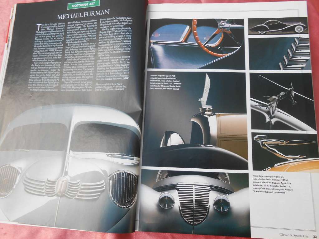 `Classic & Sports Car`  Magazine.  March, 2004.