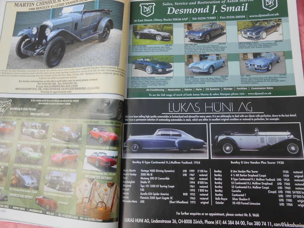Classic & Sports Car.    Magazine.      November, 2005.