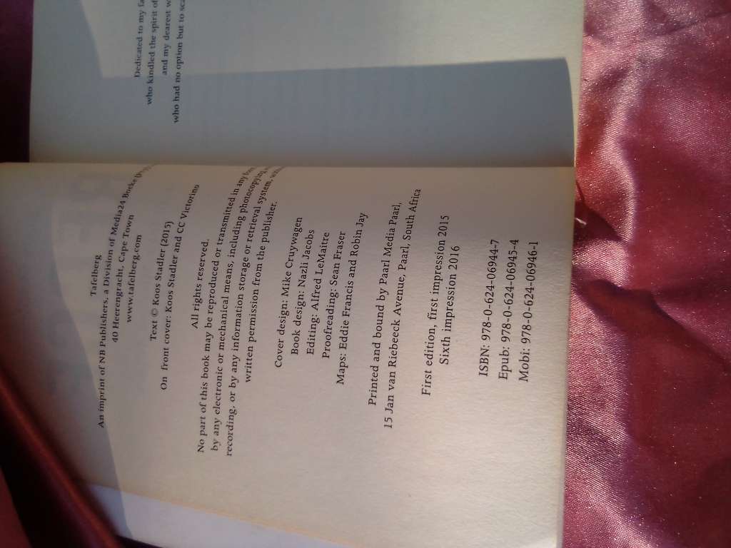 `Recce`. Koos Stadler.  Soft cover