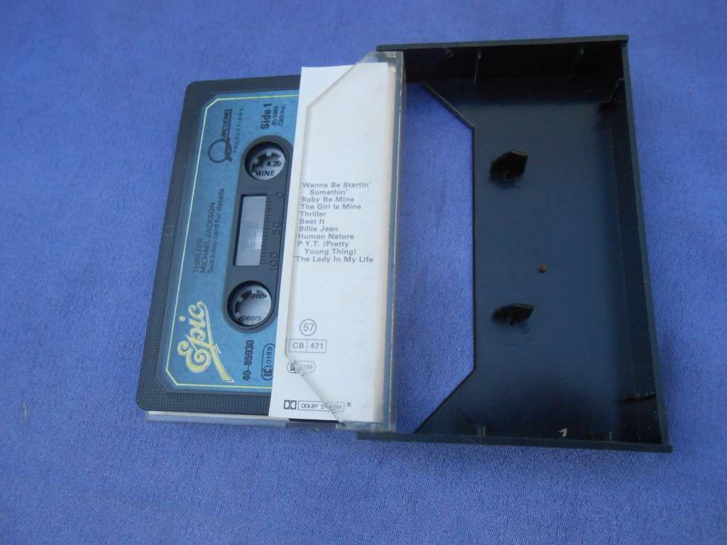 Tape Cassette Michael Jackson.