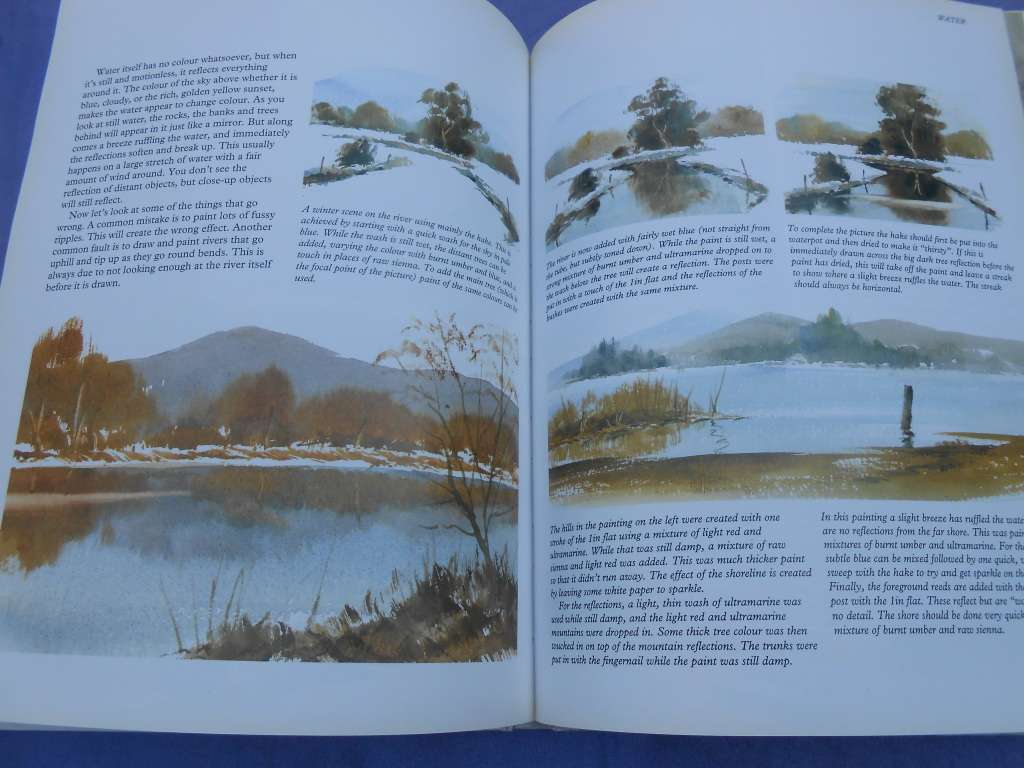 `Ron Ranson`s  Painting School.  Watercolours`  Hard cover.