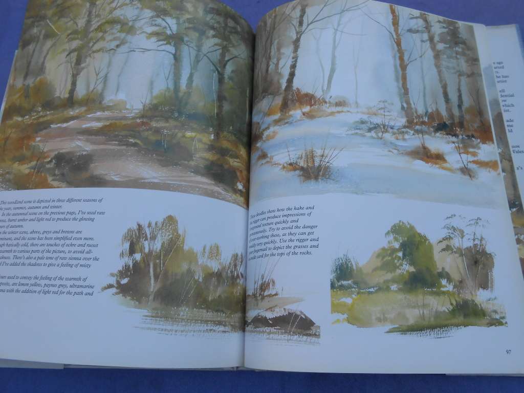 `Ron Ranson`s  Painting School.  Watercolours`  Hard cover.