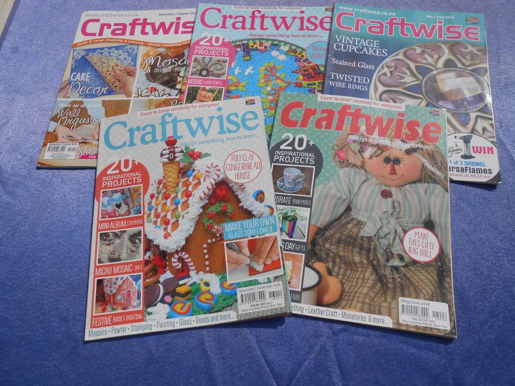 Craft magazines.  Joblot.  (There are 5).