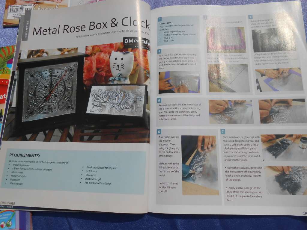 Craft magazines.  Joblot.  (There are 5).