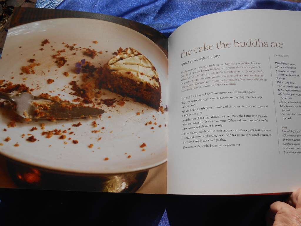 `The Cake the Buddha Ate`  More Quiet Food.  Chris van Loon, Louis van Loon, Daniel  Soft cover.
