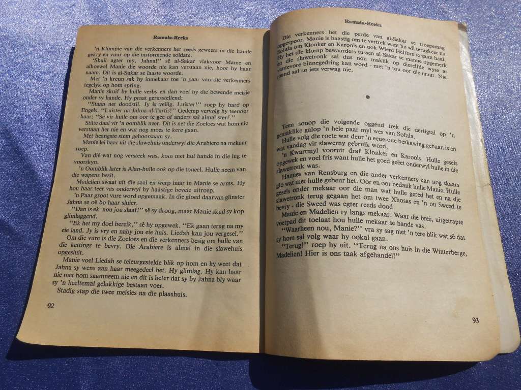 `Ramala`  No. 7.   Op die Verkennersse Spoor.  Gerrie Radloff.