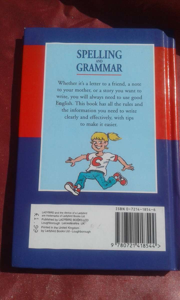 `Spelling and Grammar`. Hard cover.  Ladybird.