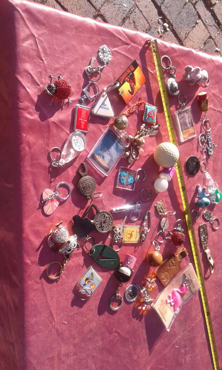 Joblot of keyrings.