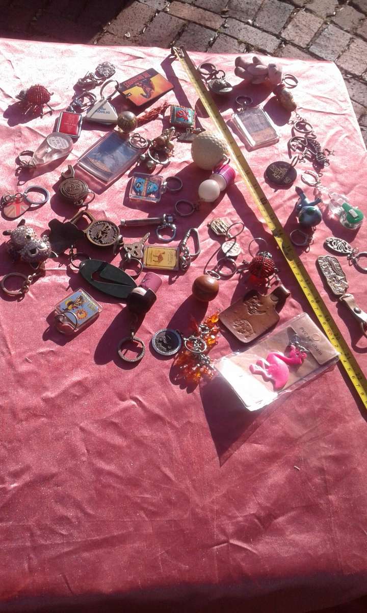 Joblot of keyrings.