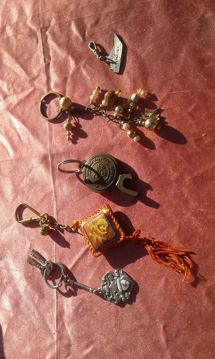 Joblot of keyrings.