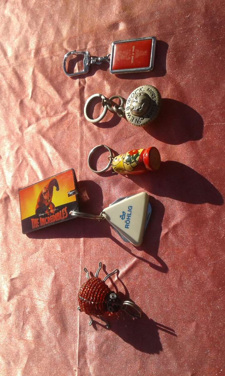 Joblot of keyrings.