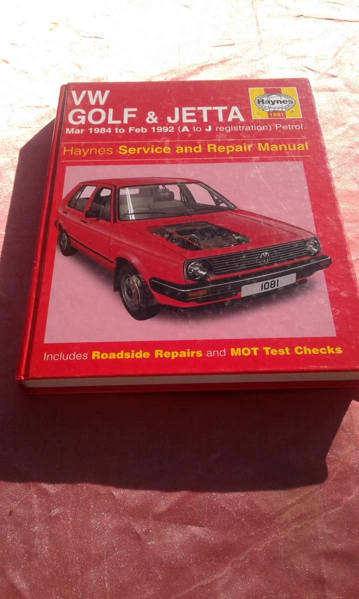 `VW Golf and Jetta March 1984 to Feb. 1992. Haynes. Service and Repair Manual`