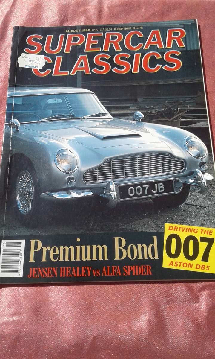 "Supercar Classics"  Magazine. August, 1990.