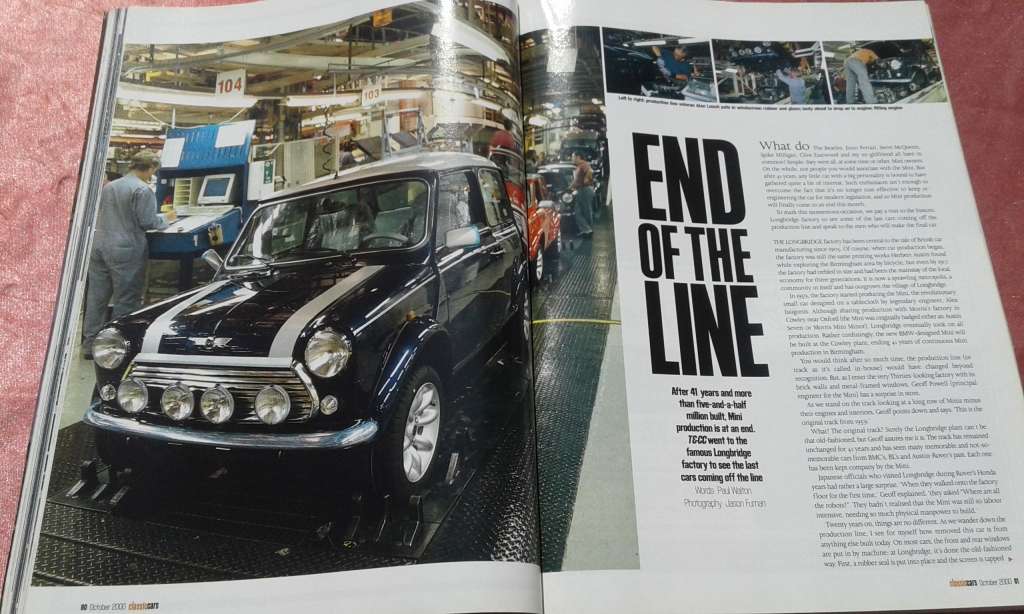 Thoroughbred & Classics Cars magazine.  October, 2000.