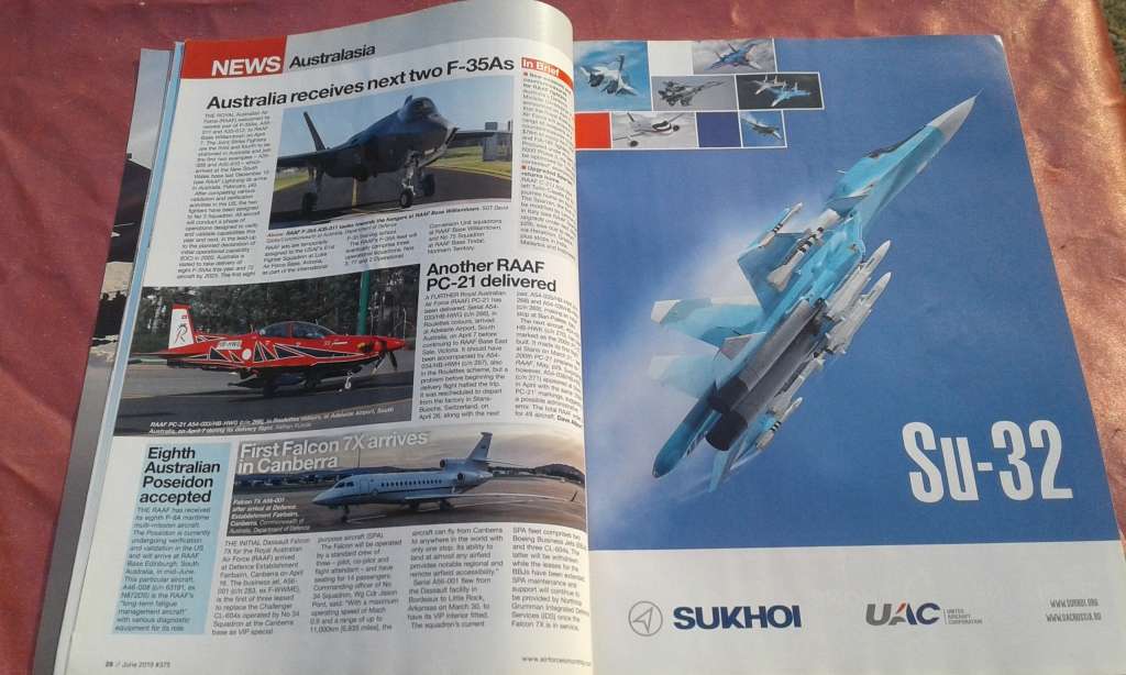 Airforces monthly magazine.  June, 2019.