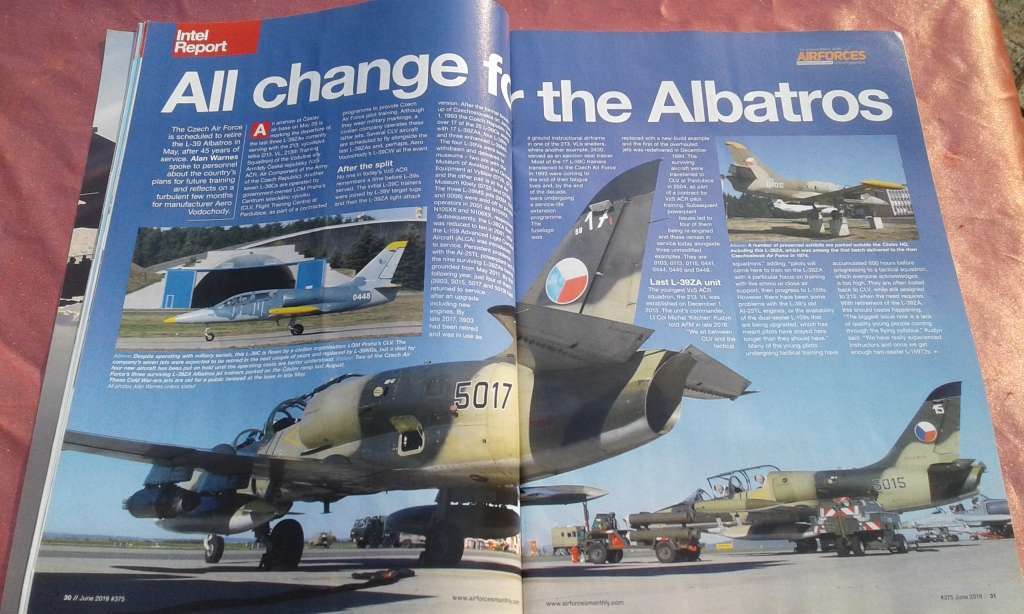 Airforces monthly magazine.  June, 2019.