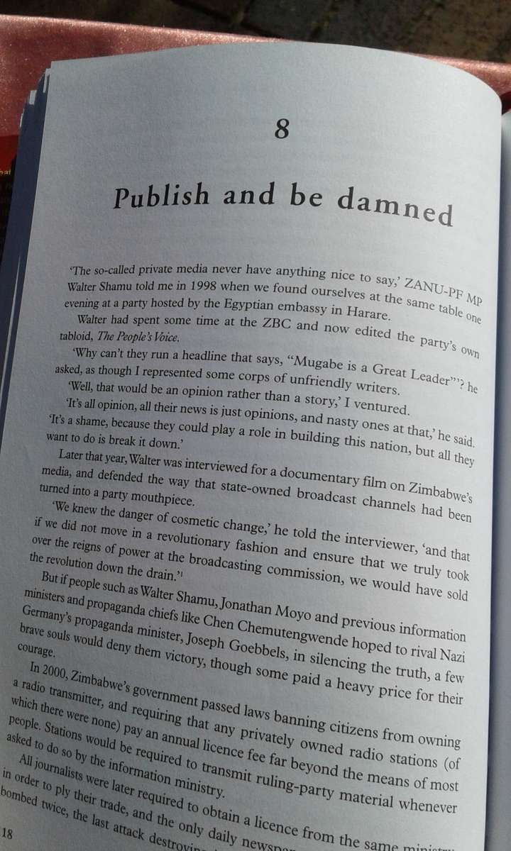 2003.  `The Battle for Zimbabwe`  The Final Countdown..  Geoff Hill.  Hard cover.