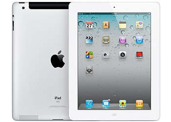 Apple iPad2 32GB+3G+Wifi (White) Exellent condition with leather pouch