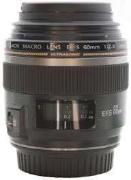Canon EF-S 60mm f/2.8 Macro USM Lens for Canon SLR Cameras