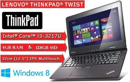 LENOVO TWIST , CONVERTIBLE LAPTOP CORE I3-3217U,4GB RAM,128GB SSD TOUCH SCREEN.EXCELLENT CONDITION