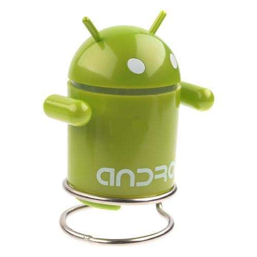 New Portable MINI USB Android Robot Audio Speaker MP3 FM Radio for Cell Phone PC **R1.00 NO RESERVE*
