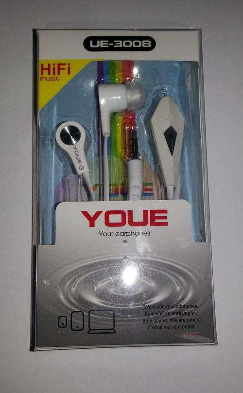 YouE Flat Cord Air Free Earphones **R1 NO RESERVE**