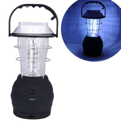 Practical 36 High Bright LED Lights Hand Crank Solar LED Lantern  **R1 NO RESERVE AUCTION**