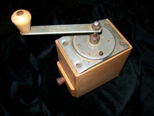 Vintage Wooden Coffee Grinder