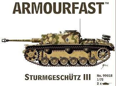 armourfast 99018 - sturmgeshutz III tank model kit