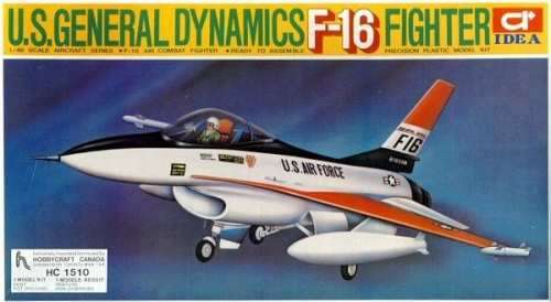 US General Dynamics F-16 Fighter 1-48 IDEA