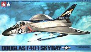 Tamiya 61055 1/48th Douglas F4D-1 Skyray aircraft model kit
