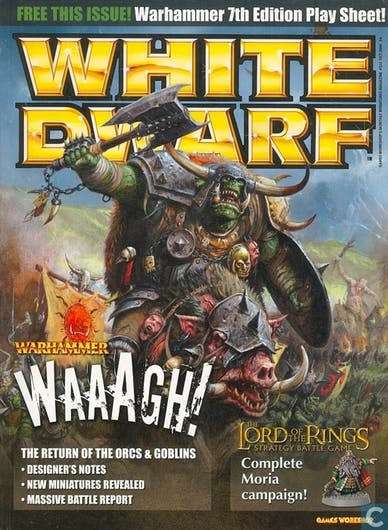 white dwarf 5 magazines the lord of the ring warhammer