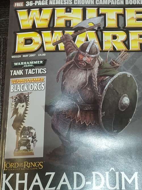 white dwarf 5 magazines the lord of the ring warhammer