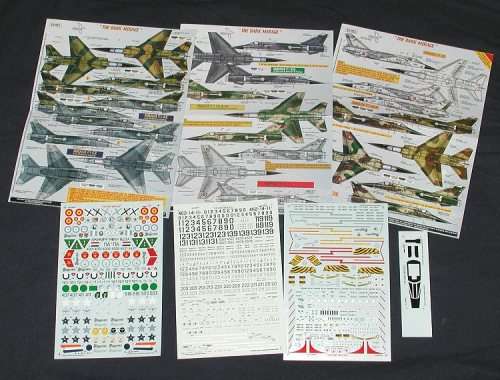 decal sheet from Albatros Modelworks for the Mirage F.1