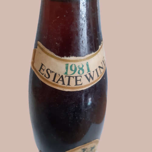 Wine Bottle from Zimbabwe 1981