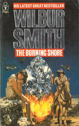 The burning shore. Wilbur Smith.