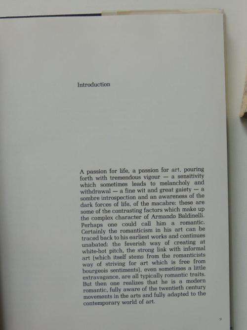 Armando Baldinelli - Alberty Werth  FINE ART, Painting