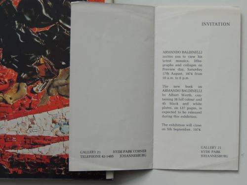 Armando Baldinelli - Alberty Werth  FINE ART, Painting